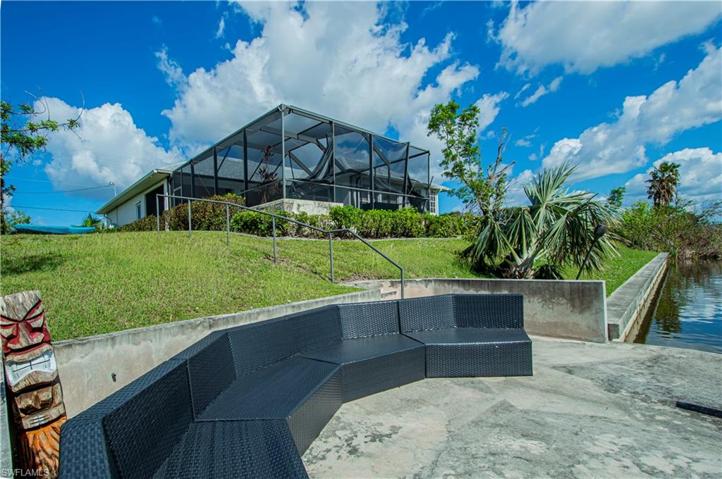 concrete dock by canal
