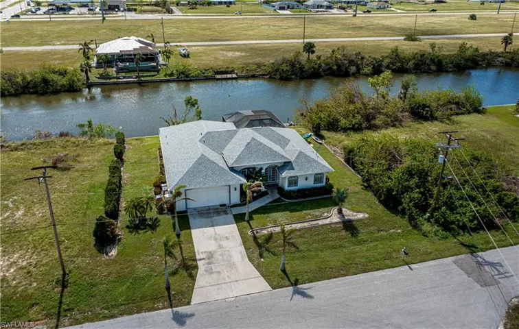 aerial of the home