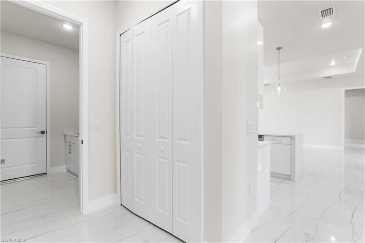 Hall closet