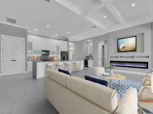 Open Concept Living Design (virtual furniture)