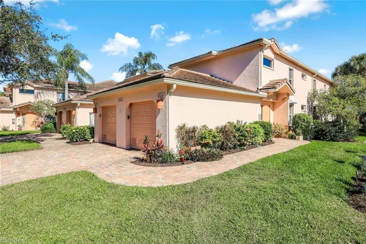 Beautifully landscaped entry