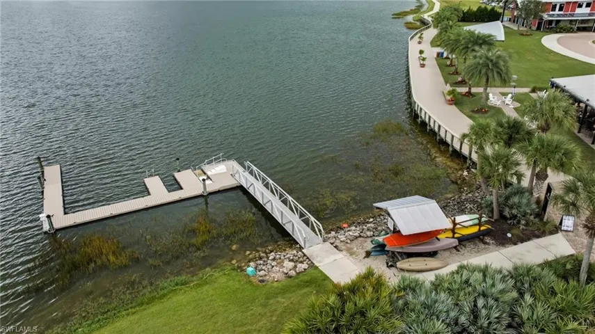 Dock featuring a water view