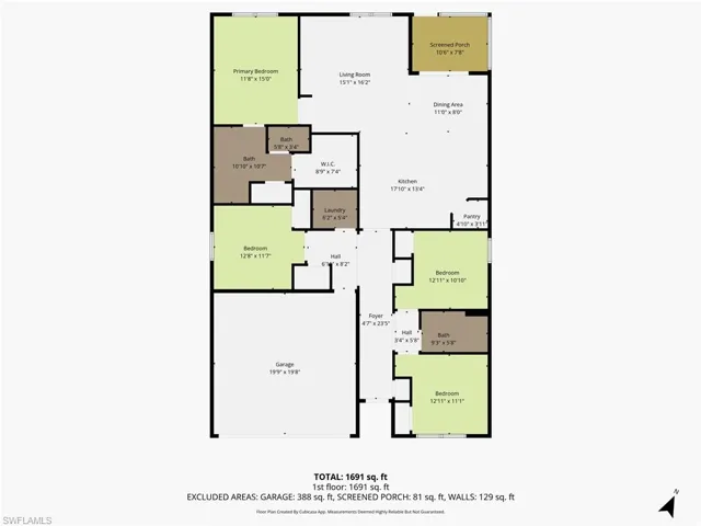 View of room layout
