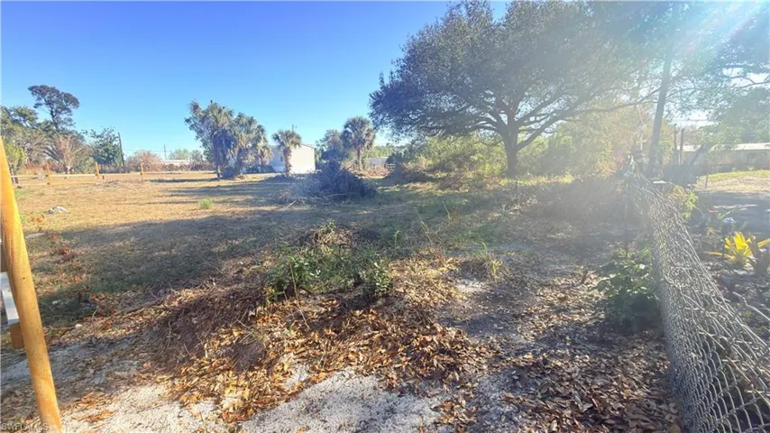 Partially cleared lot
