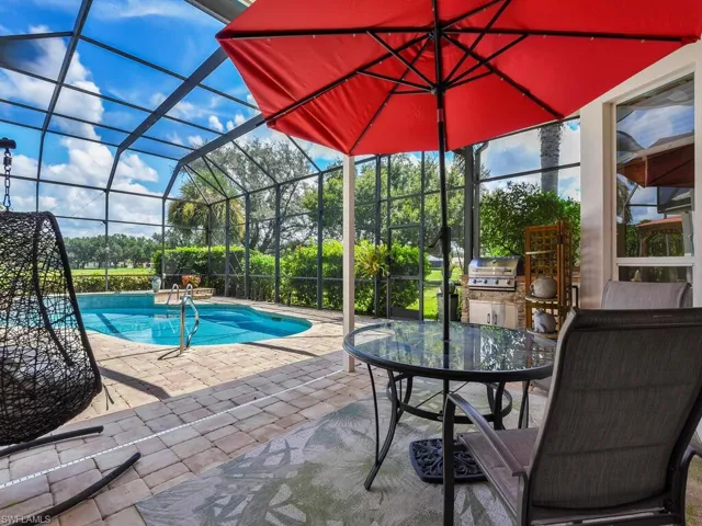 Sitting Area On Pool Lanai