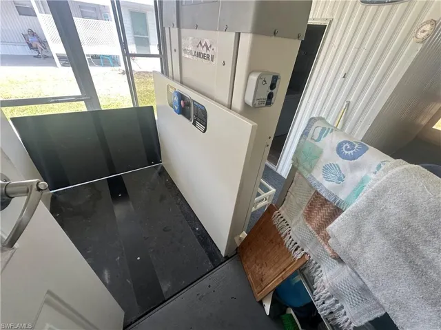 Lift to the side door entry.