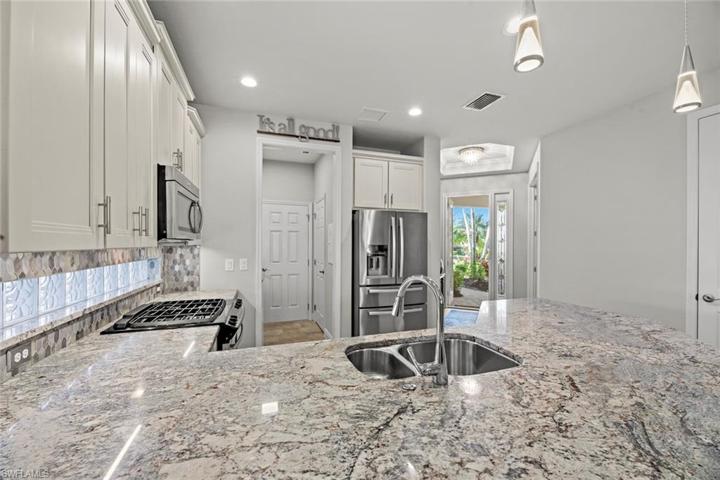 One-level counter top
