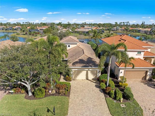 Aerial view of front of home