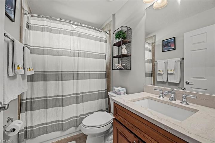 Upper level bathroom