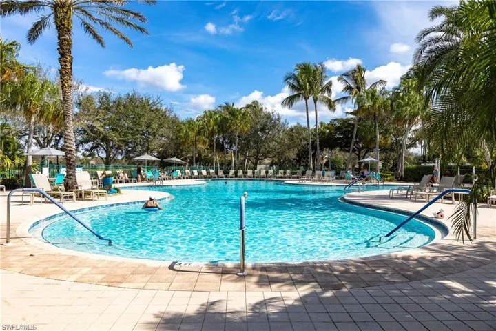 View of community resort pool