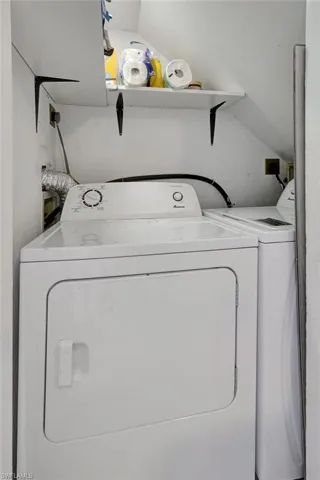 Laundry area featuring washer and dryer