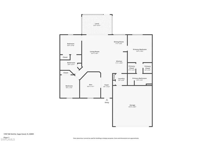 1707 SW 3rd  ST, Cape Coral, FL 33991