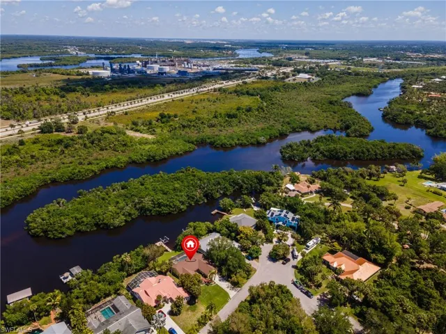 Waterfront property featuring direct canal access with private dock