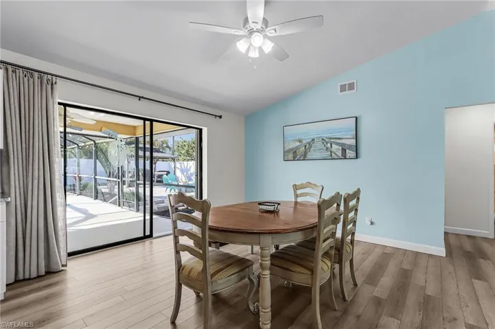 Large slider doors to access the Screen in pool area.