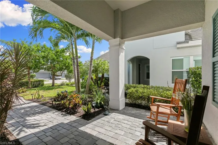 Covered front entry