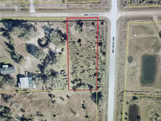 Aerial overview of property's location
