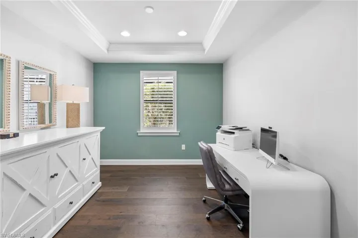 Uptairs Living area with carpet flooring, attic access, recessed lighting, and ceiling fan