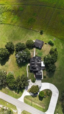 Aerial view of property's location