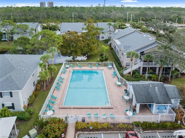 Community Pool steps from Unit