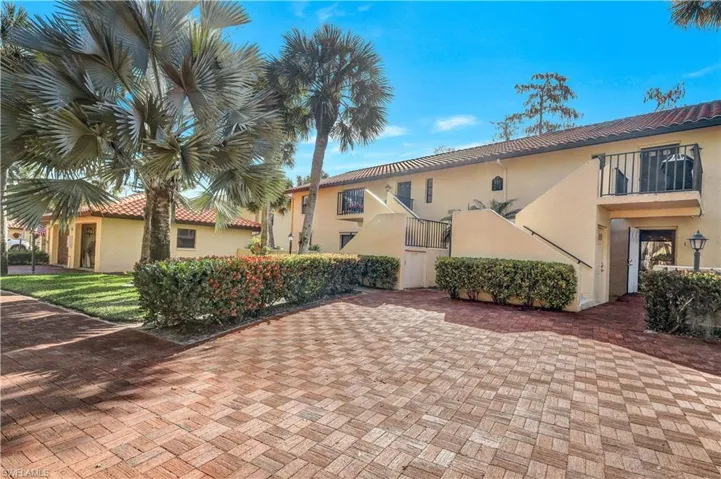 Welcoming mature landscaping