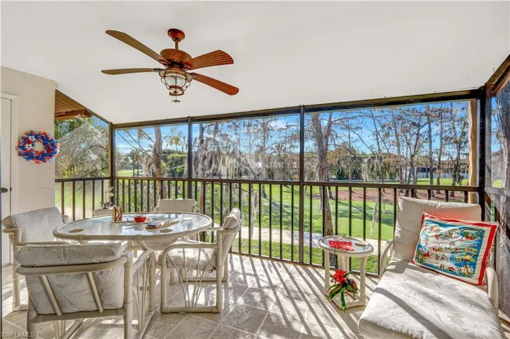 Screened lanai