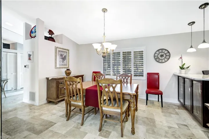 Open to kitchen