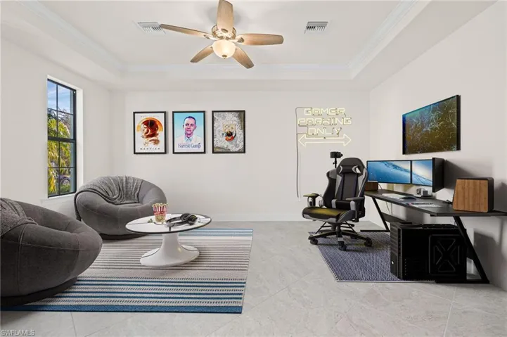 AI STAGING FOR BONUS ROOM INSIDE ENTRY