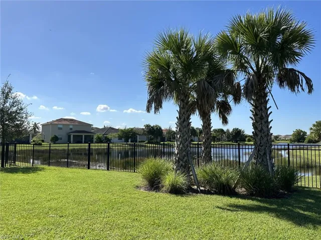 View of yard featuring a water view
