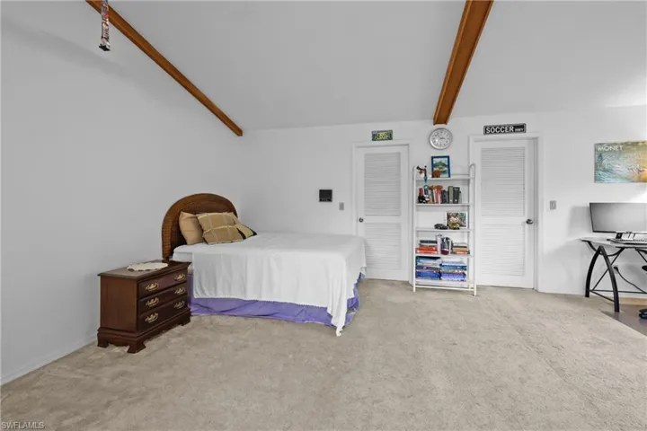 Loft View shows a Pair big Walk In Closets. Talk about Flex space extraordinaire