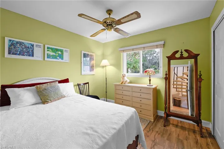 Bedroom #3 - Both of these BR have Wood Plank Ceramic Tile Floors