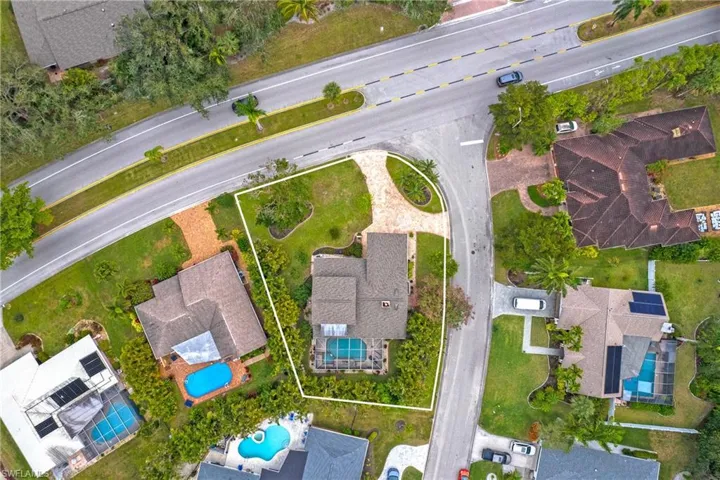 Aerial View shows how good this Home was planned when built