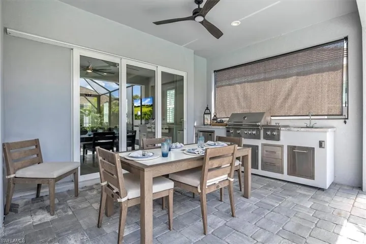 Outdoor gas kitchen