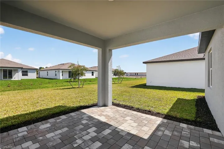 View of patio / terrace-Photo description represents the model home of same floor plan.