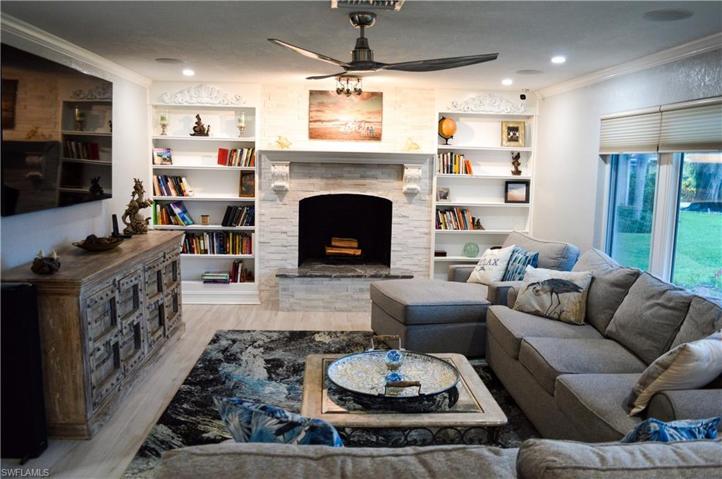 COMPLETELY REDONE WORKING FIREPLACE
