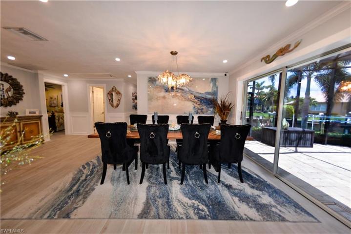 VIEW OF DINING AREA FROM BAR AREA