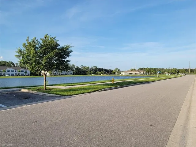 View of street with a water view