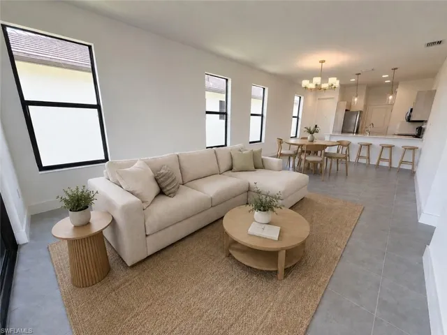 STAGED LIVING ROOM