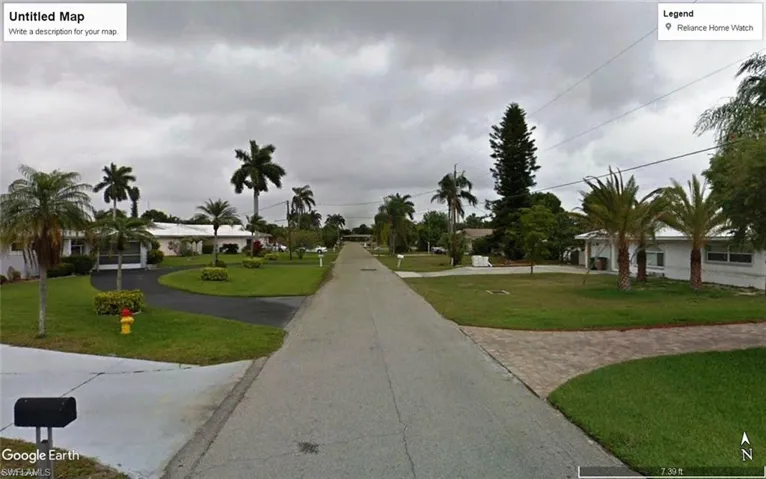 Street view towards North
