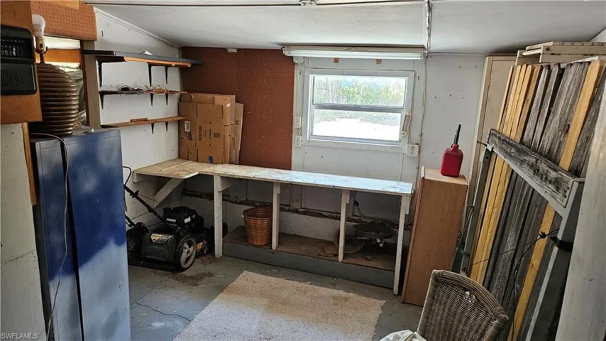 View of storage room