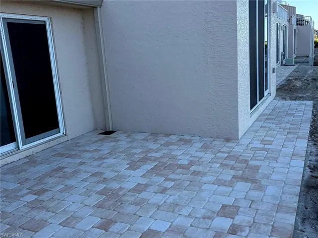 View of patio