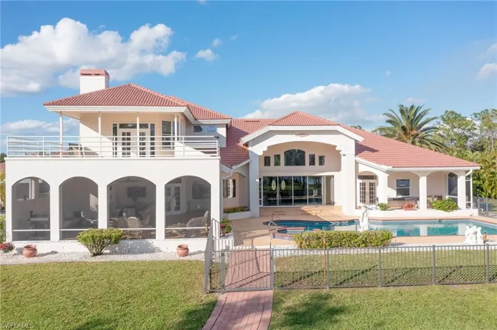 View of the back of the home.
