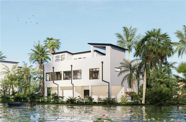 View of building exterior featuring a water view