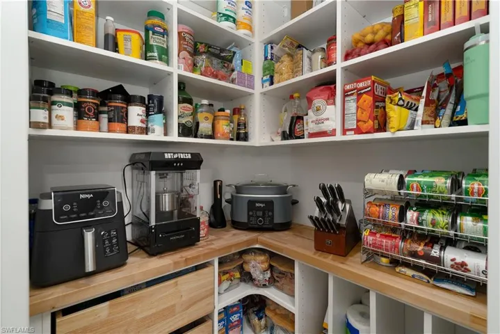 custom butcher block pantry