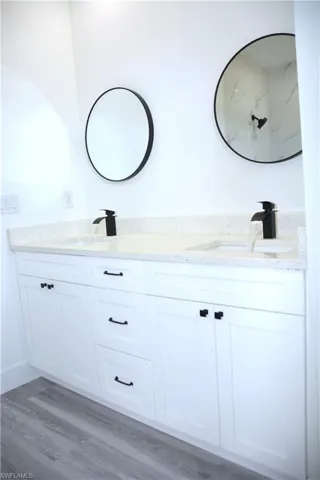 Bathroom with Double Sinks.