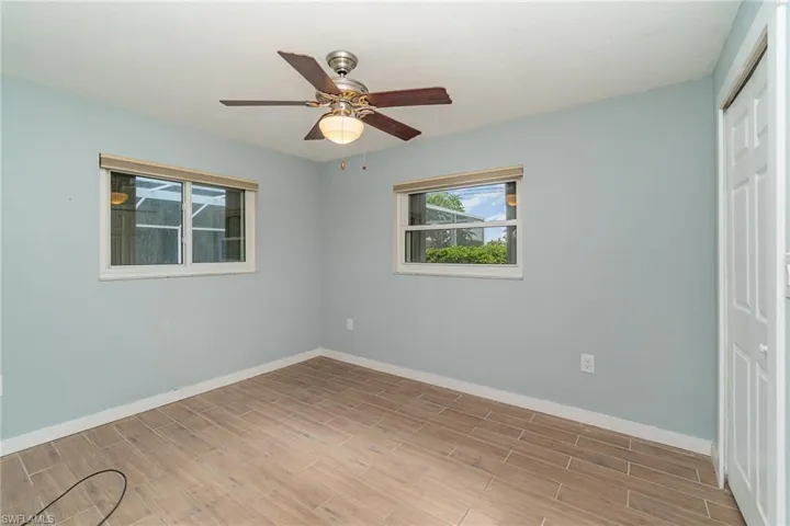 Guest bedroom 1 with walk in closet