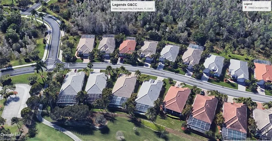 Aerial overview of property's location