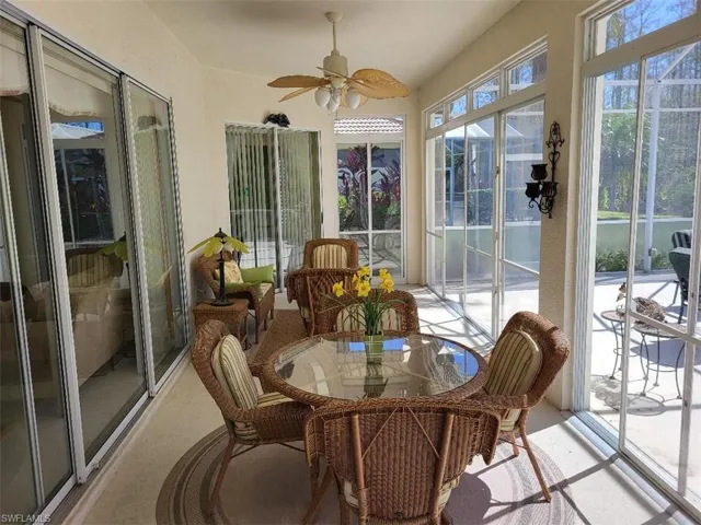 Sunroom with healthy amount of natural light