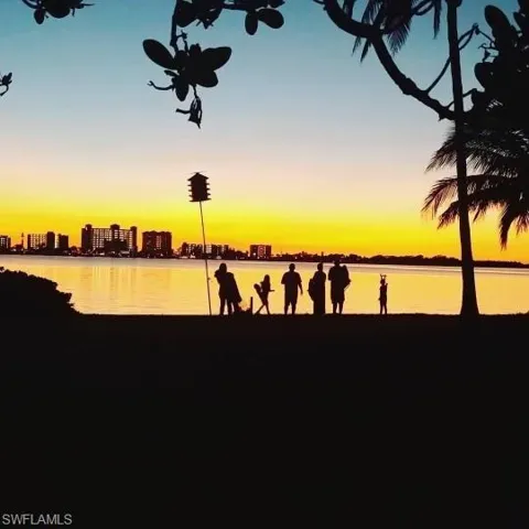 The beautiful sunset
