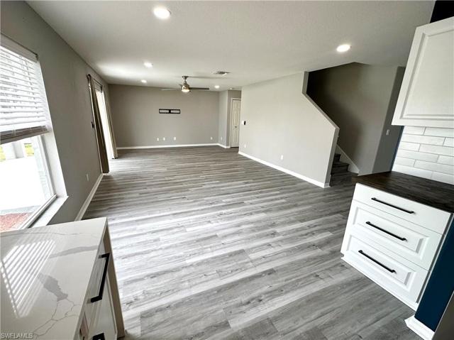 Open concept Dinette and Family Room