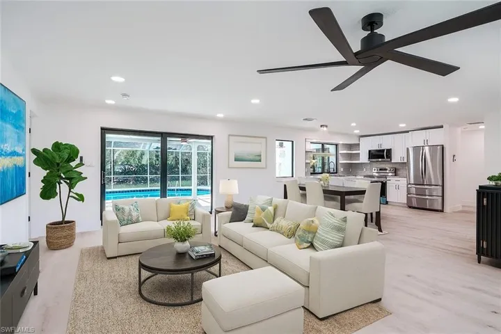 Virtually Staged Living Room